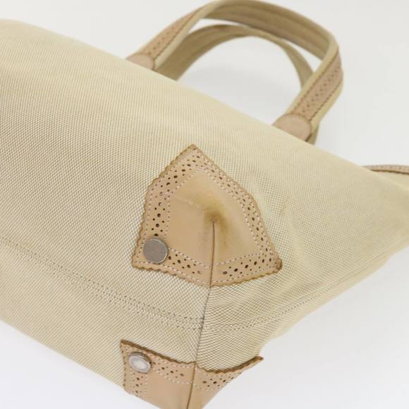 BURBERRY Blue Label Tote Bag Canvas Beige Auth cl708 - Picture 14 of 16